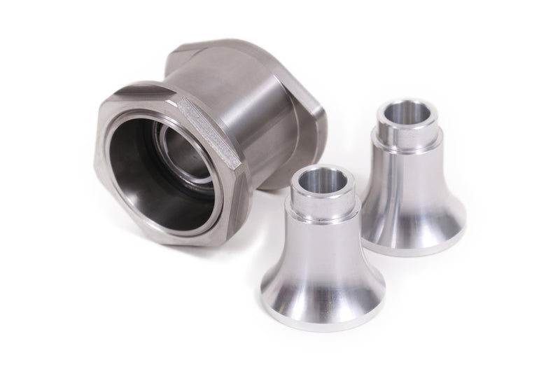 BMR Suspension Ford Mustang 8.8-inch differential bearing kit with stainless steel spherical bushings for improved performance