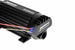 Aeromotive TVS In-Line Brushless Spur 10.0 external fuel pump with metallic body and inlet/outlet fittings.