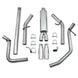 MBRP cat back dual split side exhaust system for 2009 Chevy/GMC 1500 4.8/5.3L EC/CC trucks, excluding 8 bed models.