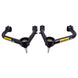 Bilstein front upper control arm kit for 2019-2021 Chevrolet Silverado 1500, showing the durable control arms.