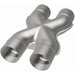 MagnaFlow Smooth Trans X 2.5/2.5 X 12 stainless steel X pipe for vehicle exhaust systems.