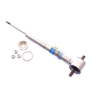 Bilstein 5100 Series front 46mm monotube shock absorber for 2012 GMC Sierra 1500 XFE, showing the shock in a close-up view.