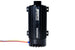 Aeromotive TVS In-Line Brushless Spur 10.0 external fuel pump with compact design and durable metal construction.