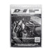 DEI Titanium 4-inch knit exhaust wrap sleeve, 36 inches long, designed for high-temperature exhaust system insulation.
