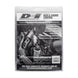 DEI Titanium 4-inch knit exhaust wrap sleeve, 36 inches long, designed for high-temperature exhaust system insulation.