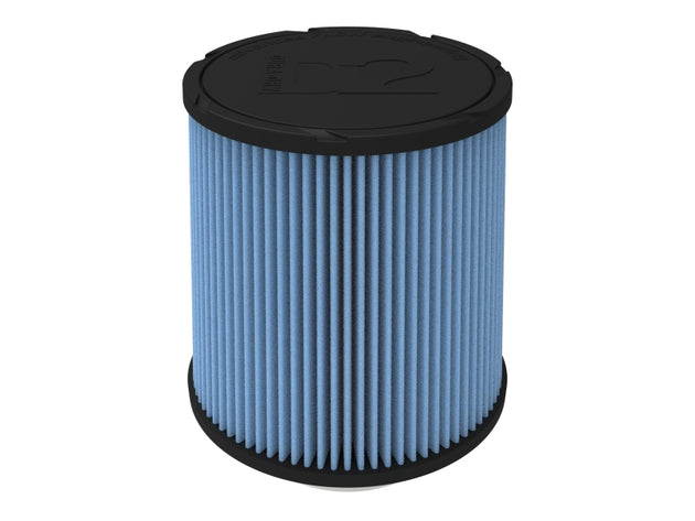 aFe Magnum FORCE intake replacement air filter with D2 Dura-Dry media, 4-inch F, 8-inch B, 7-inch T, 8-inch H, drop-in style