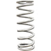 Silver QA1 2-1/2 inch ID high travel coilover spring, 9-inch length, rated for 250 lbs/in, powder coated finish.