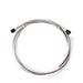 Snow Performance stainless steel braided line with black finish and 4AN fittings for injection pump connections.