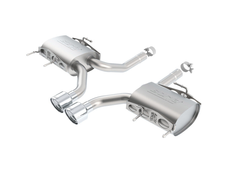 Borla axle back exhaust rear section for 2011-2015 Cadillac CTS V Coupe 6.2L SS, 8-cylinder, S-Type muffler system