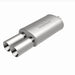 MagnaFlow stainless steel muffler with tip, 14x5x8 inches, dual inlet, 2.25/3 inch exhaust, designed for car exhaust systems