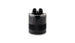 Vibrant small 0.75L 4-port oil catch can assembly with black finish and inlet/outlet ports for engine venting and oil catch.