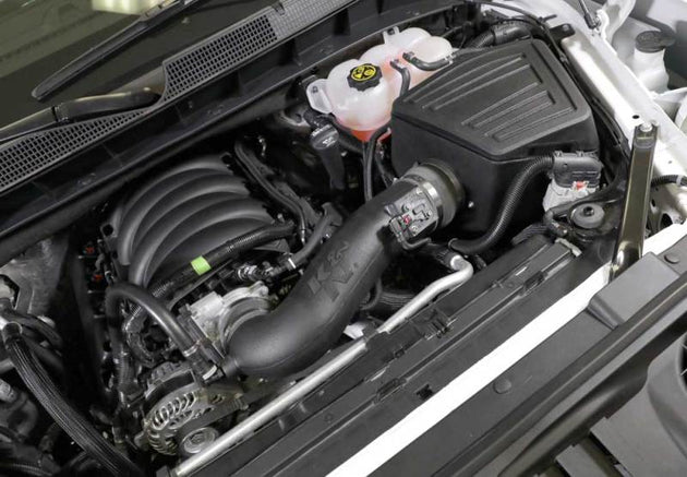 K&N Engineering Chevrolet GMC 1500 V8 Cold Air Intake with high-performance air filter and intake tube for improved engine airflow