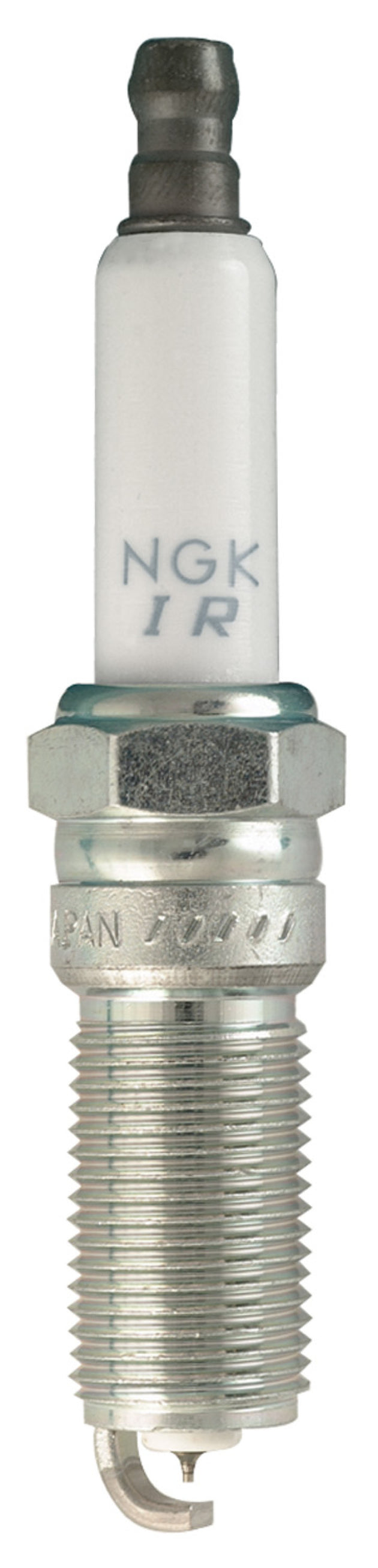 NGK Laser Iridium Spark Plugs box of 4, high-performance automotive spark plugs with durable iridium tips.