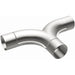 MagnaFlow stainless steel 2.50-inch Smooth Transition T connecting pipe with 90/90 degree bends for exhaust systems.