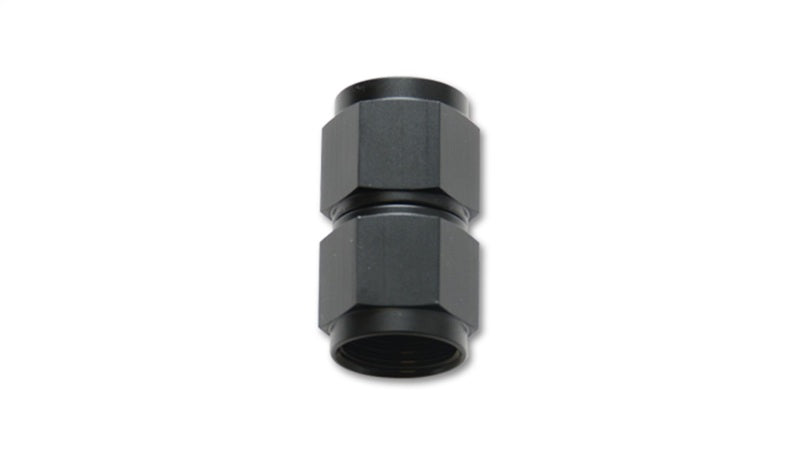 Vibrant 16AN female union adapter fitting, AN to AN, used for high-performance fluid connections in automotive or racing applications.