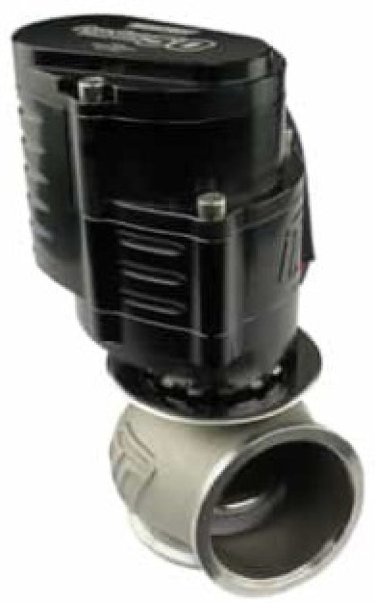 Turbosmart GenV Electronic ProGate50 external wastegate with black body and control actuator for turbo boost regulation