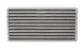 Vibrant universal oil cooler core, 6x10x2 inches, with metal fins and inlet/outlet ports for automotive oil cooling system.