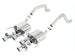 Borla catback exhaust system for 2015 Chevy Corvette C7 Z06 6.2L with quad RD RL tips, center rear exit, without AFM, NPP ATAK.