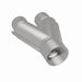 MagnaFlow Y-pipe in aluminum, 2.5/3 inch diameter, smooth transition design for automotive exhaust systems.