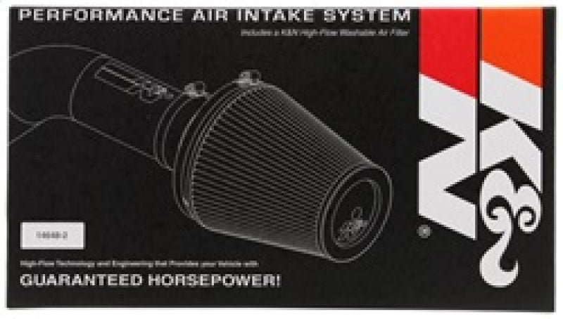 K&N Engineering cold air intake for 2012-2015 Chevrolet Camaro 3.6L V6 Typhoon performance intake system with filter and intake tubing