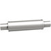MagnaFlow Mag SS muffler with 14x4x4 inch size and 2.25x2.25 inch center inlets, stainless steel construction, for vehicle exhaust systems.