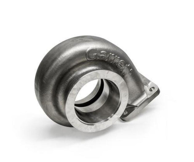 Garrett G38/GXR38 turbine housing kit with T4 flange and V-band clamp, featuring 0.95 A/R for turbocharger performance.