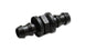 Vibrant -6AN barbed union fitting for fuel or fluid lines, featuring durable metal construction and threaded connection.