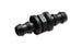 Vibrant -8AN barbed union fitting for hydraulic or fuel line connections, made of durable metal with threaded ends.