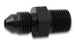 Vibrant BSPT adapter fitting -8 AN to 1/4 inch -19, metal fitting with threaded connection for automotive or hydraulic applications