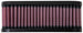 K&N Engineering rectangular drop-in air filter with 6.75-inch length, 4.5-inch width, and 2.5-inch height for vehicle airflow.