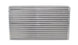 Vibrant intercooler core measuring 20x11x3.5 inches, with bright fins and metal end tanks for high-performance turbocharged engines.