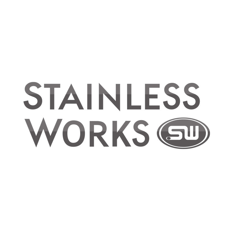 Stainless Works Chevy Silverado/GMC Sierra 2007-16 catback exhaust with passenger rear tire exit, stainless steel construction.