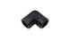Vibrant 1/8 inch NPT female pipe coupler fitting with 90-degree angle for plumbing and piping connections.
