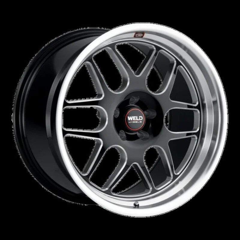 Weld Solana cast alloy wheel in gloss black with 20x9.5 inch size, 6x139.7 bolt pattern, ET28 offset and 106.1mm center bore.