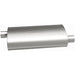 MagnaFlow Mag SS muffler with 22x5x11 inch dimensions and 3x3 inlet/outlet, stainless steel construction, installed on vehicle exhaust system