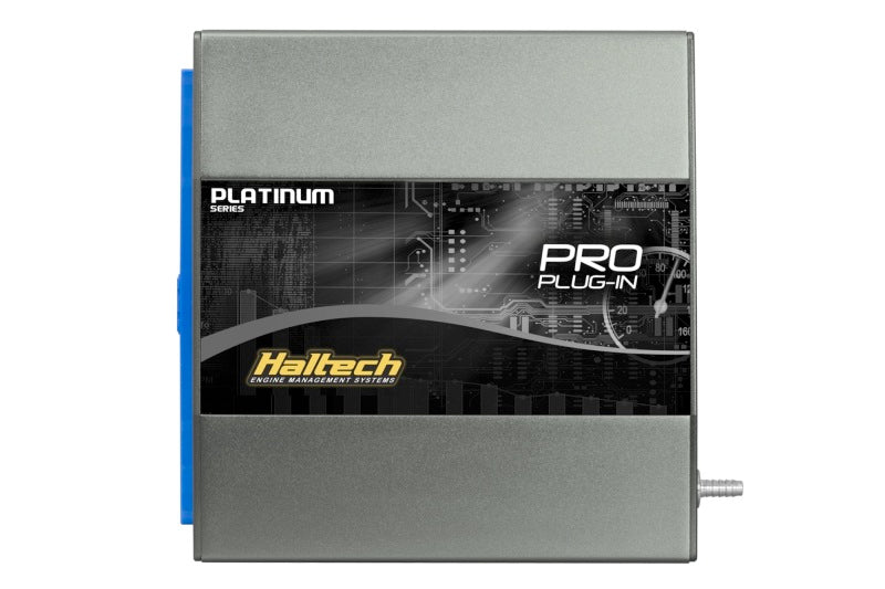 Haltech Platinum PRO Direct Kit for programmers and tuners, featuring electronic components and connectors in a compact setup.