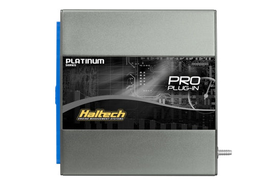 Haltech Platinum PRO Direct Kit for programmers and tuners, featuring electronic components and connectors in a compact setup.