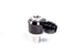 Radium Engineering 10AN male swivel banjo fitting with 11.8mm press fit, showing the detailed metal construction and swivel mechanism.
