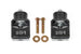 Black hammertone BMR Chevy SS and Pontiac G8 engine mount kit with solid bushings, designed for improved engine stability.