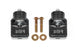 Black hammertone BMR Chevy SS and Pontiac G8 engine mount kit with solid bushings, designed for improved engine stability.