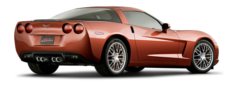 SLP 2009-2013 Chevrolet Corvette LS3 Cat-back Exhaust System with LoudMouth muffler, stainless steel construction, and polished finish.