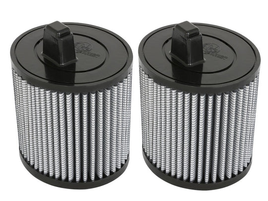 aFe MagnumFLOW Pro Dry S air filter for Cadillac ATS-V V6 3.6L engine, direct-fit replacement, high-performance automotive air filter