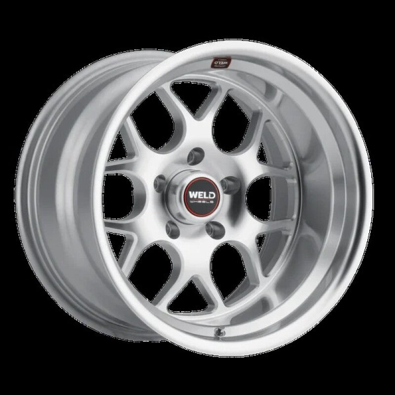 Weld Solana 22x9.5 cast wheel in gloss silver machined finish, featuring 6x135 bolt pattern and 87.1mm bore
