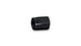 Vibrant black -6AN hose end socket fitting with a sleek finish, designed for high-performance automotive fluid connections.