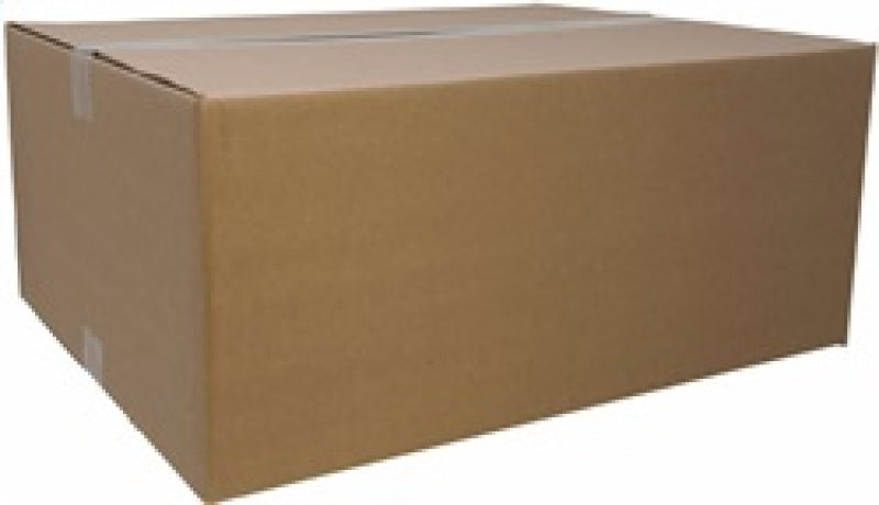 K&N Engineering custom racing air filter in rectangular carbon fiber housing with 4-inch air box and 2.75-inch air horn for high-performance airflow.