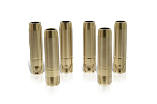 Ferrea Honda K20C1 turbo exhaust valve guide set of 8, durable metal valve guides for engine performance.