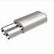 MagnaFlow muffler with tip, stainless steel, 14x5x8 inches, 2.25/3 inlet/outlet, automotive exhaust part.