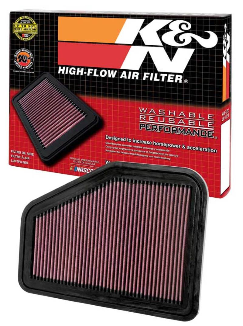 K&N Engineering drop-in air filter for 2006 Holden Commodore VE, designed to improve engine airflow and performance