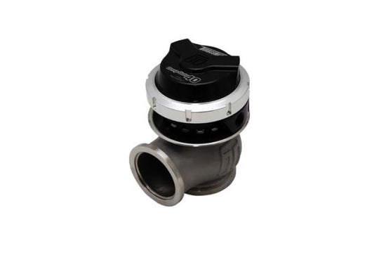 Turbosmart GenV CompGate40 7psi external wastegate in black with adjustable boost control for turbocharged engines