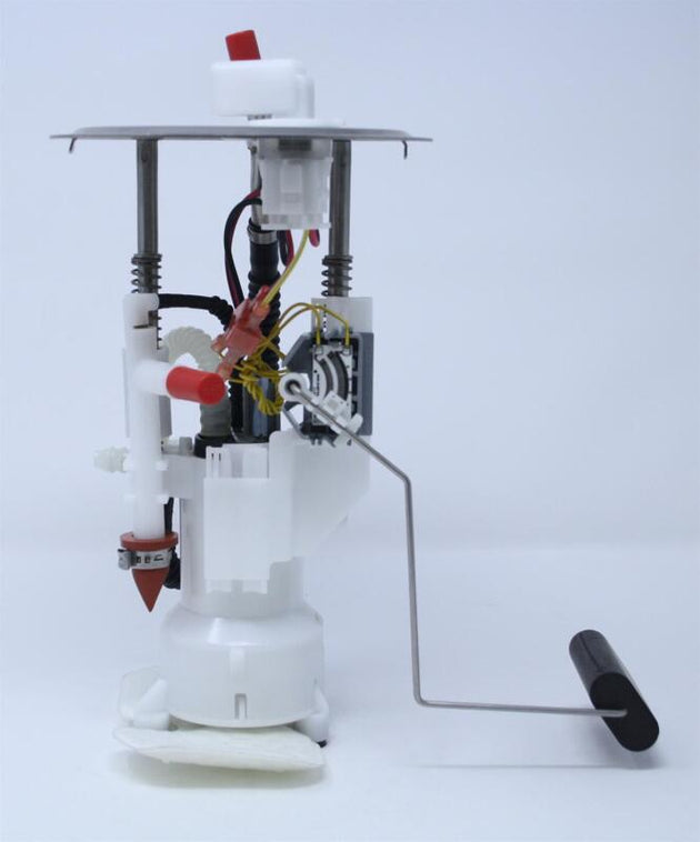 Walbro high performance fuel pump assembly for 2010 Ford Mustang, showcasing the durable fuel pump and related components.